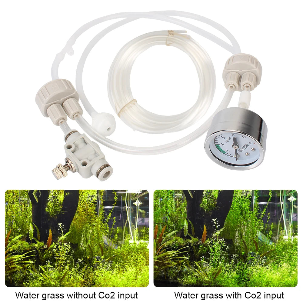 Aquarium Supplies Pressure Air Flow Device DIY CO2 Valve Diffuser Zpaxo