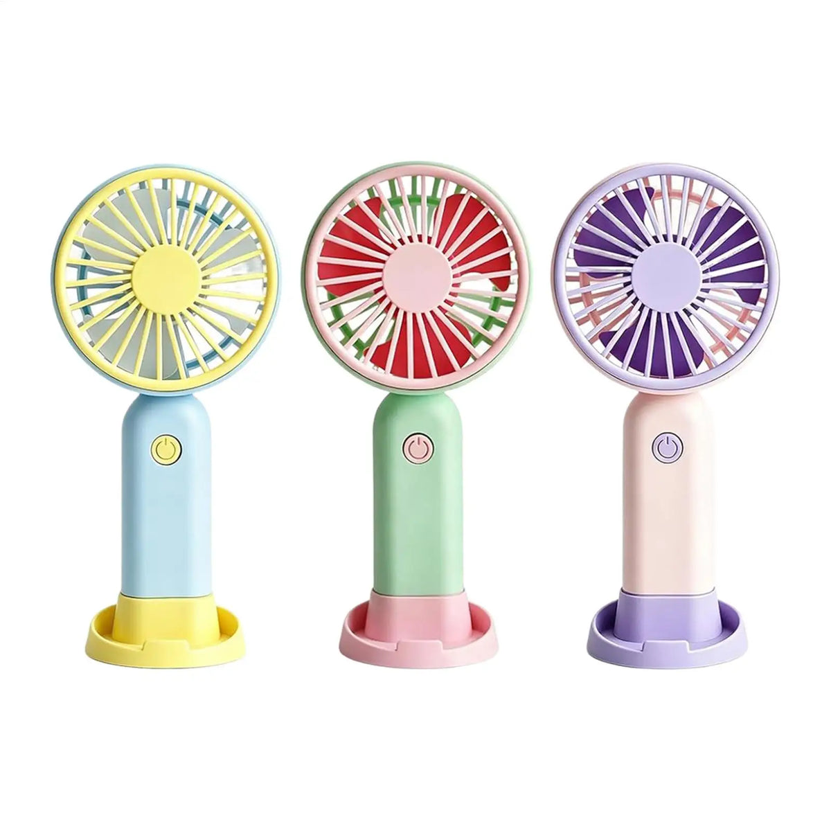 Portable Handheld Fan Rechargeable 3 Speed Ultra Quiet Mini Pocket Zpaxo