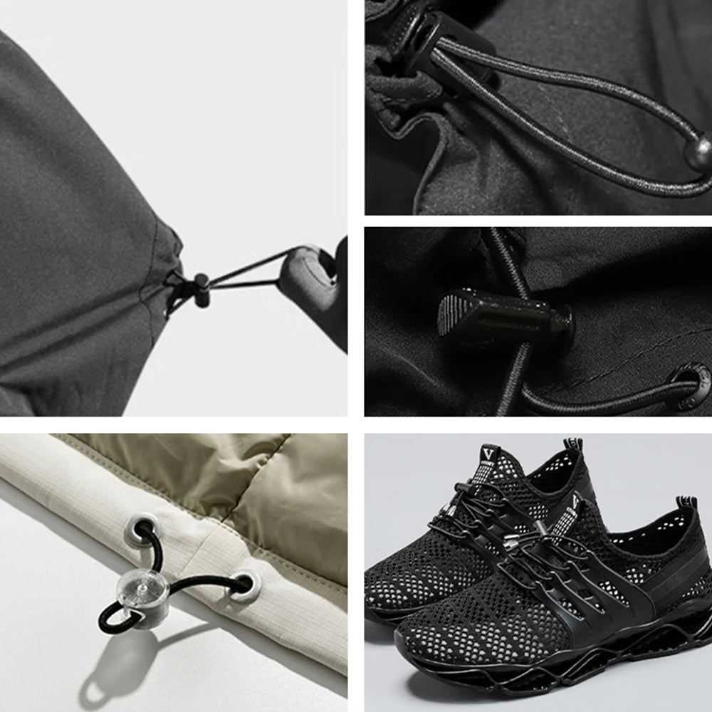 Single Double Hole Cord Lock Stopper Sportswear Shoes Backpack Zpaxo
