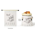 Beeswax Bread Bag Reusable Large Homemade Storage Zipper Bags Baking Zpaxo A China Mainland