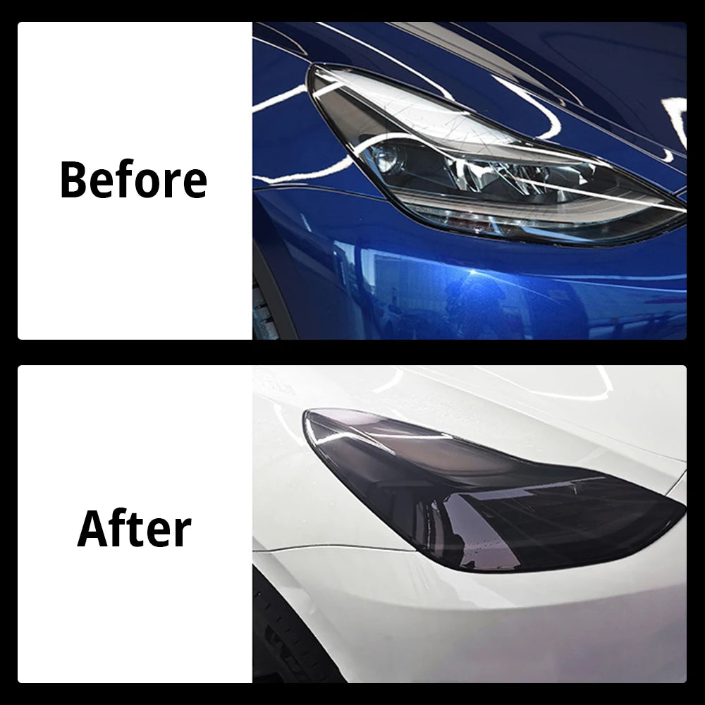 TPU Headlight Fog Rear Tail Lights Tesla Model Y 2019-2023 Lamp Zpaxo