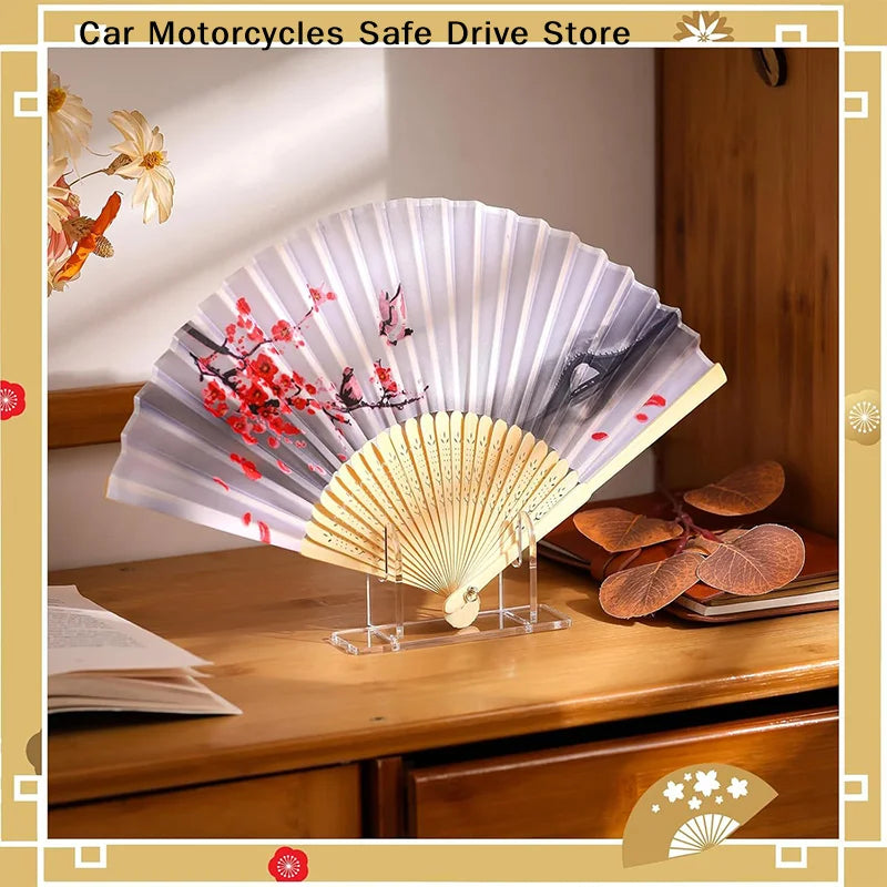 CM1 Acrylic Foldable Fan Stand Display Stands Holder Space-saving Zpaxo