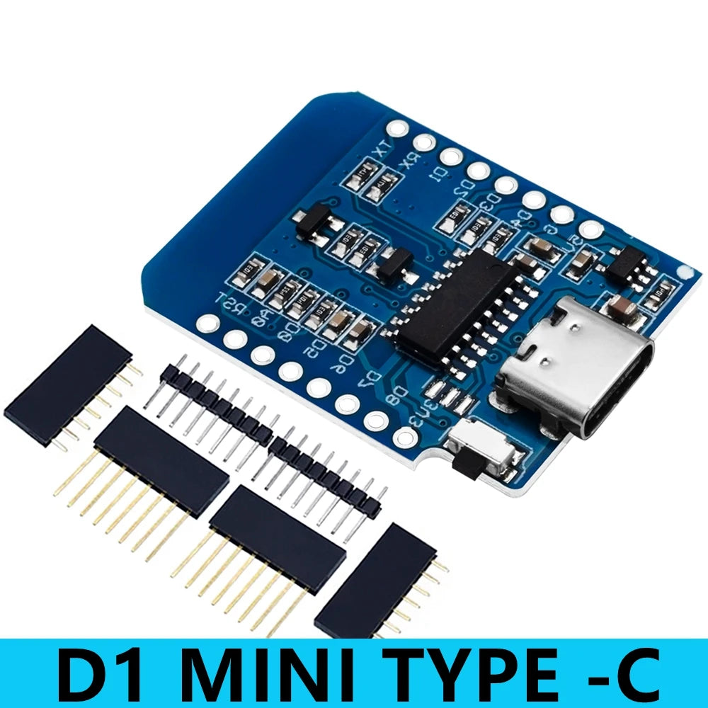 Wemos D1 Mini V3 0 NodeMCU ESP8266 Development Board 4MB 16MB Flash Zpaxo D1 CH340 TYPE-C
