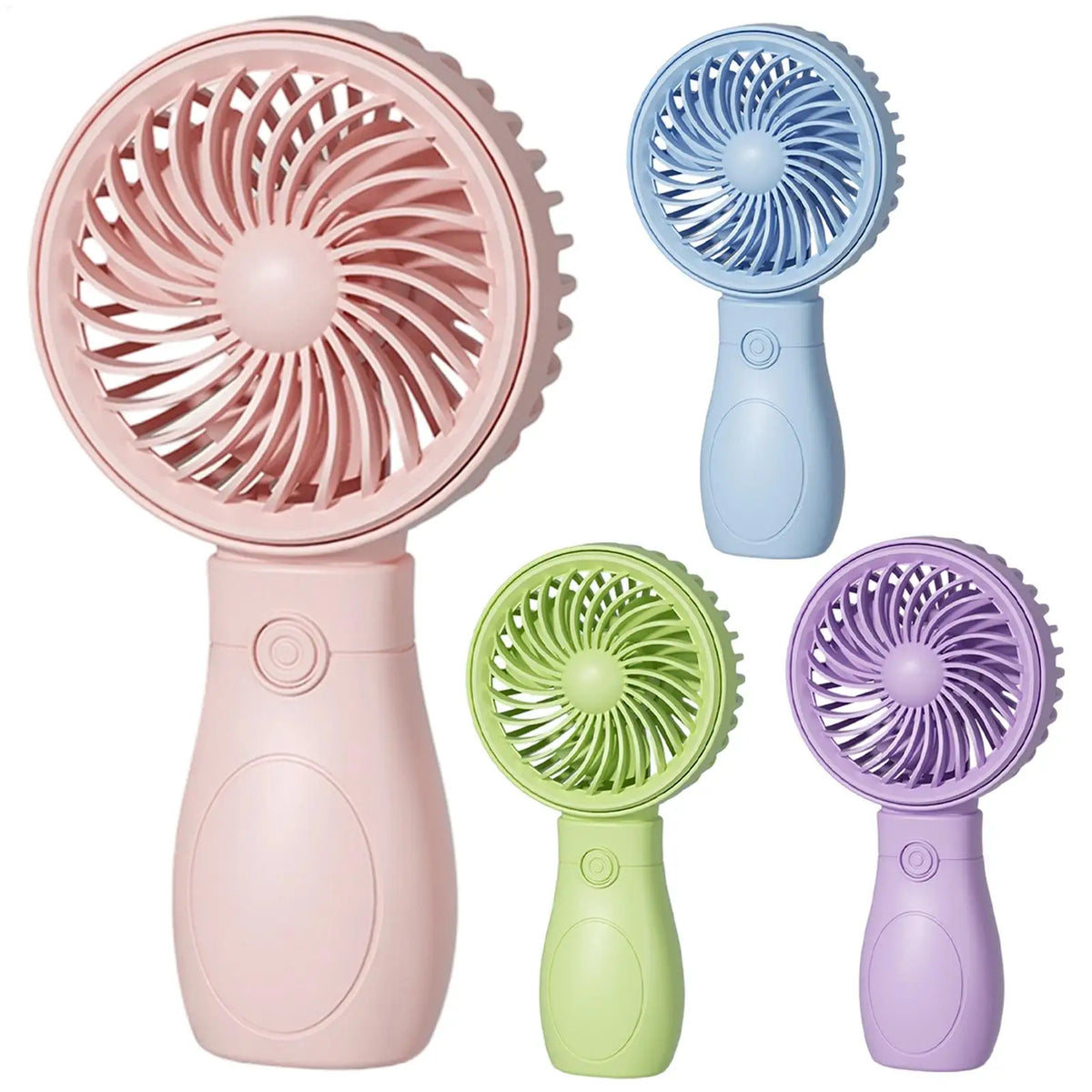 Mini Fan Handheld Low Noise 3 Speed Adjustable Cooler Portable Small Zpaxo
