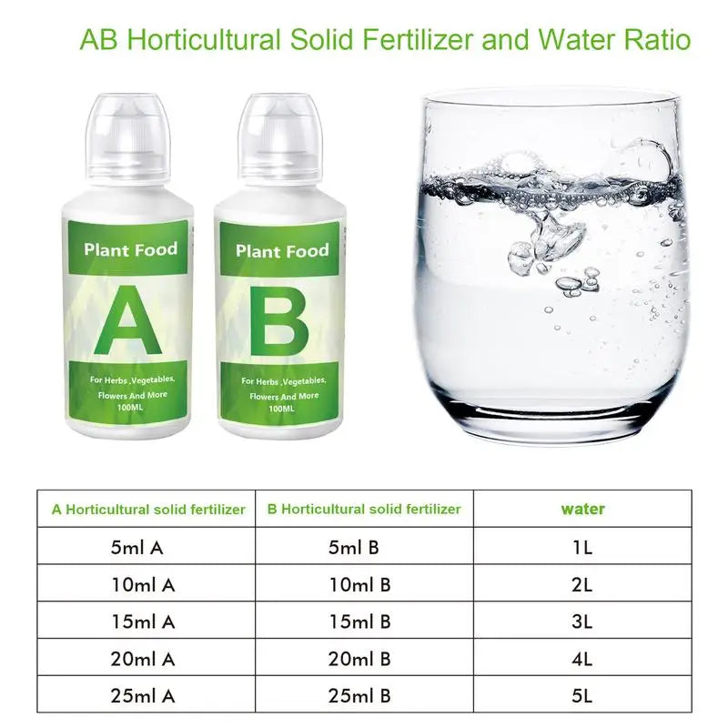 Hydroponic Plant Nutrient Solution Box B Fertilizer Flowers Fruit Zpaxo