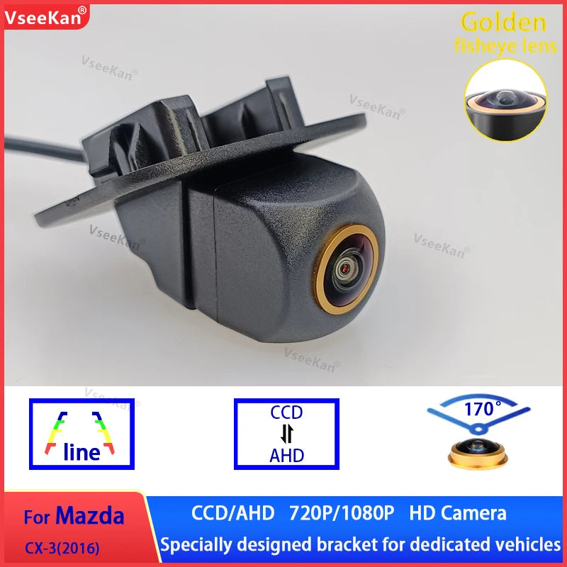 Car Rear View Camera AHD 1080P CVBS Mazda CX-32016Car Reverse Backup Zpaxo