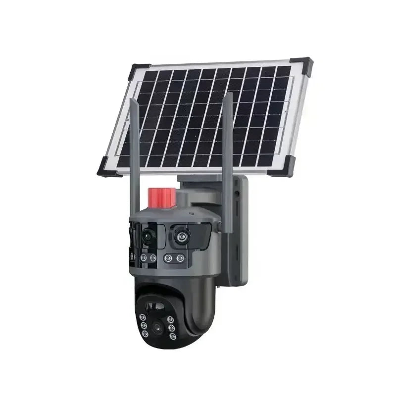 V380 Wireless Solar-powered Security Camera Outdoor IP Cam 3MP Wifi Zpaxo