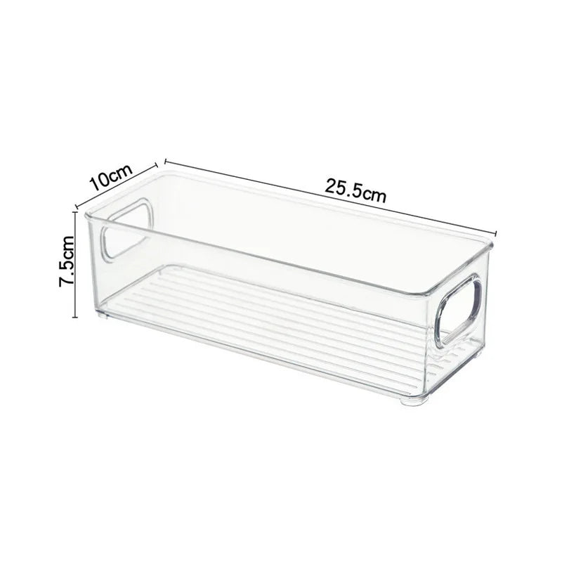 Kitchen Refrigerator Storage Box Transparent Vegetable Fruit Desktop Zpaxo 1pcs