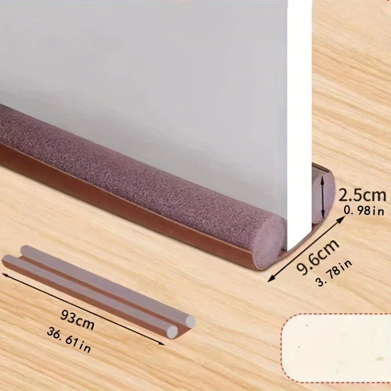Door Bottom Sealing Strip Soundproof Draft Stopper Aesthetic School Zpaxo