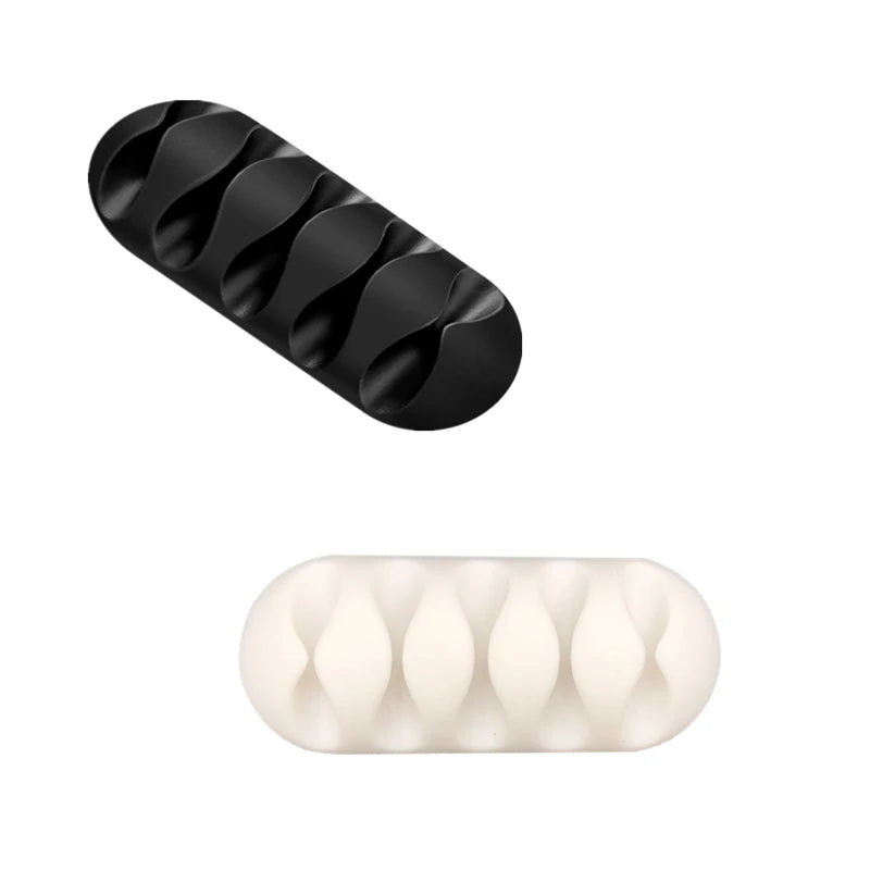 1 Self-adhesive Wire Fixer Cable Organizers Holder Silicone Data Zpaxo