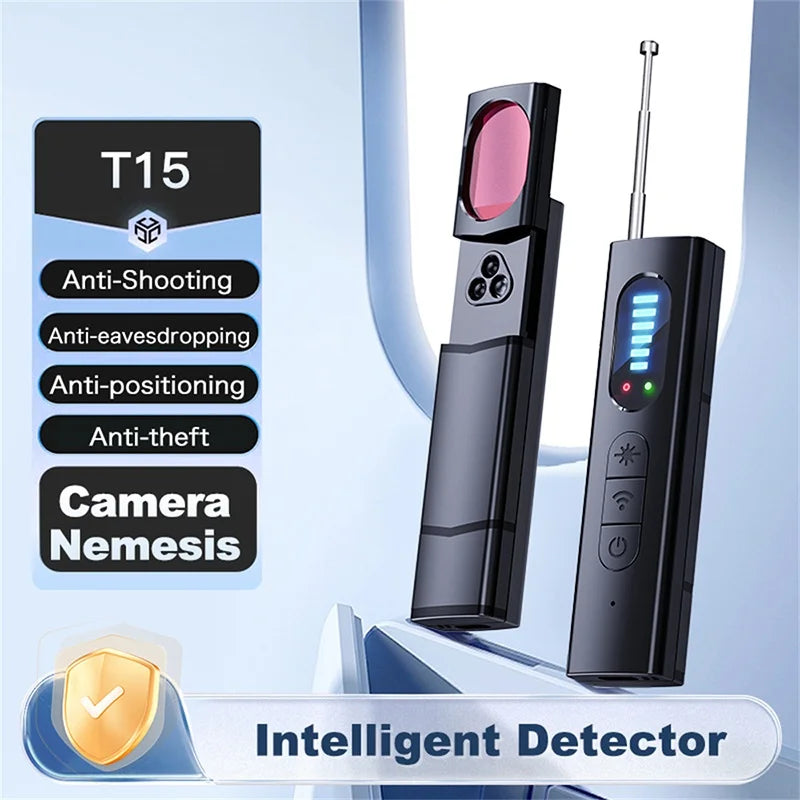 Anti-Location Intelligent Signal Detectors Bug Anti-Spy RF Infrared Laser Detection Camera GPS Car Hotel Positioning Scan Device Zpaxo