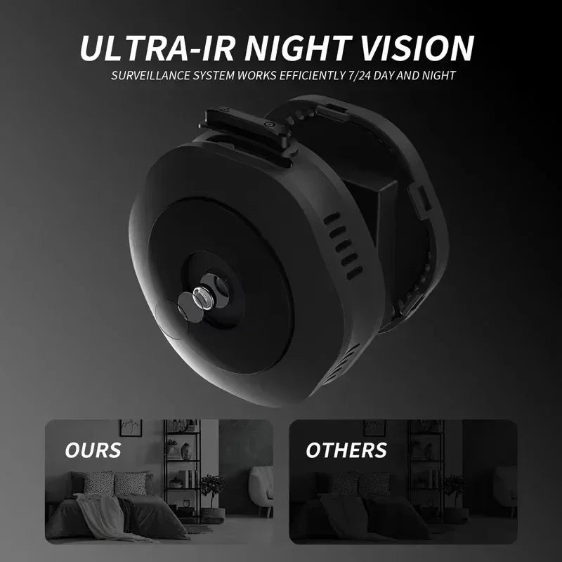 4K 1080p HD Mini Wireless Camera Portable Cam Invisible Night Version Zpaxo