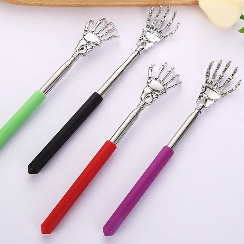 1 Massager Back Stainless Steel Scratcher Ghost Hand Telescopic Zpaxo