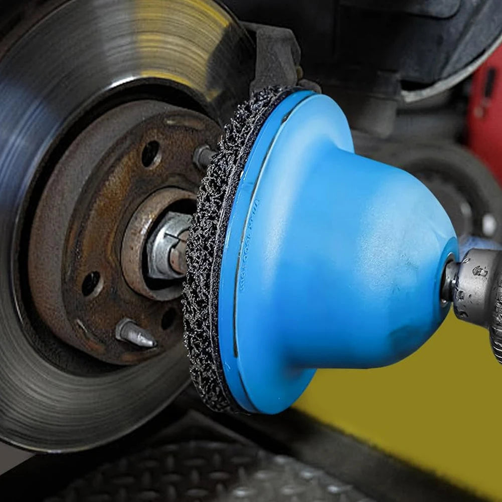 Wheel Hub Grinder Silicon Carbide Disc Brush Rust Removal Tool Zpaxo