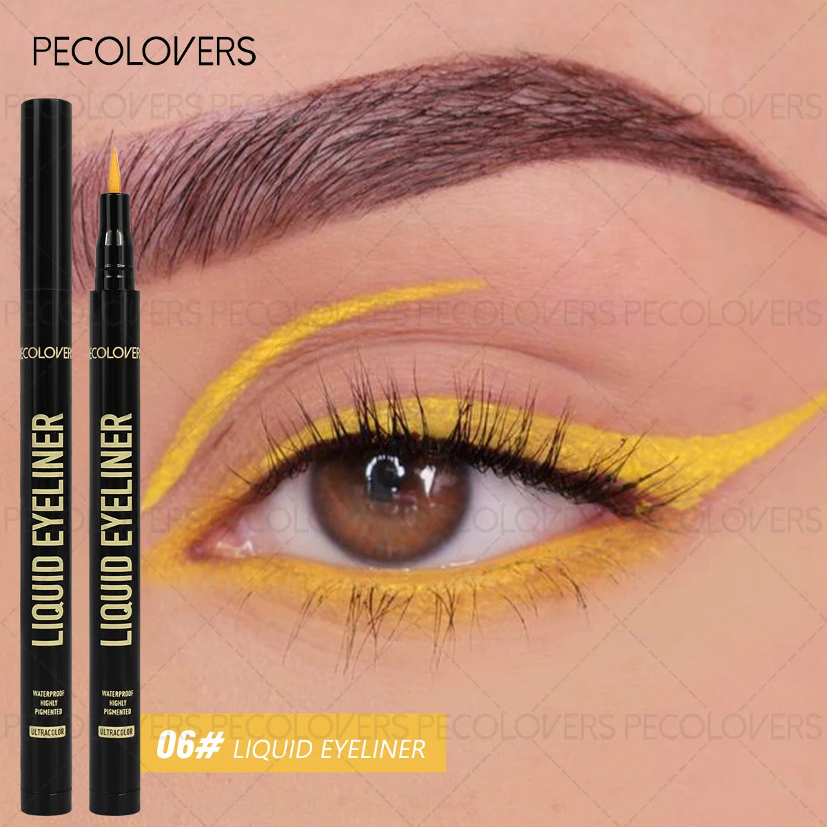 1PC Waterproof Liquid Eyeliner - No-Smudge, Long-Lasting Smooth Application, Rich In Colors, Creating A Charming Daily Makeup Zpaxo 06