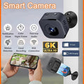 Mini Security Camera 4K FullHD Wifi Surveillance 2 Way Audio Motion Zpaxo Default Title