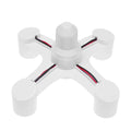 E27 LED Base 220V Light Screw Splitter Adapter Lamp 110V Holder Zpaxo 4 in 1