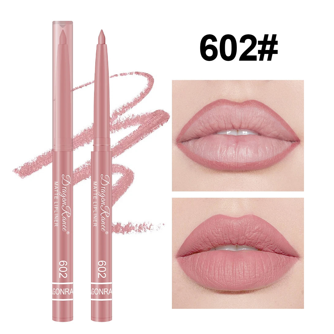 Lip Liner to Outline the Lip Shape, Beginner-Friendly, Natural and Delicate, Waterproof, Matte, Nude Color Lip Liner Zpaxo 02Dr7001