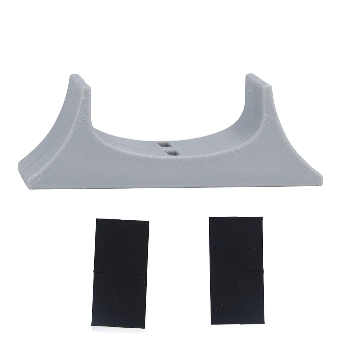 Console Holder Horizontal Stand Console Holder Vertical Stand for Wii U Console for Wii U Prevent Slip Stable 3D Printed Bracket Zpaxo gray