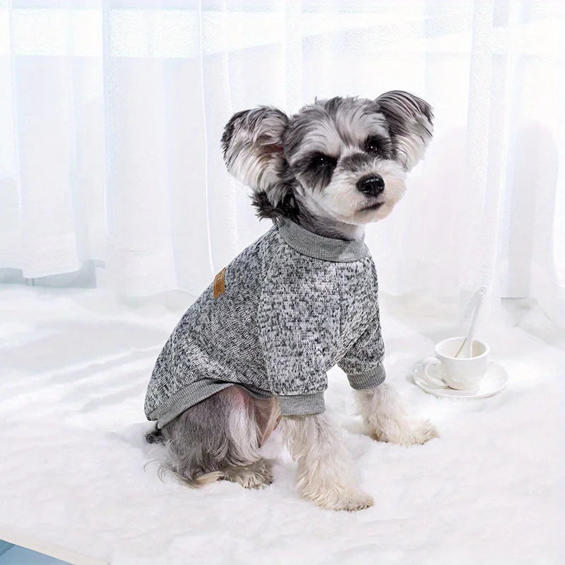 Warm Winter Dog Clothes French Bulldog Sweatshirt Pet Pullover Zpaxo