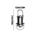 Rechargeable Keychain Flashlight Mini LED Torch Bright Portable Zpaxo A