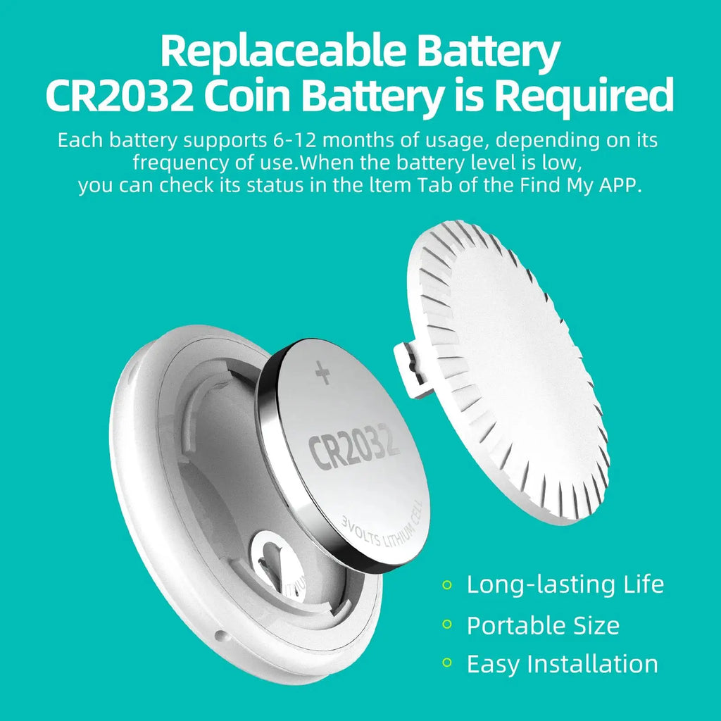 Mini GPS Tracker Apple Ios System Find My APP Air Tag Key Finder Bag Zpaxo