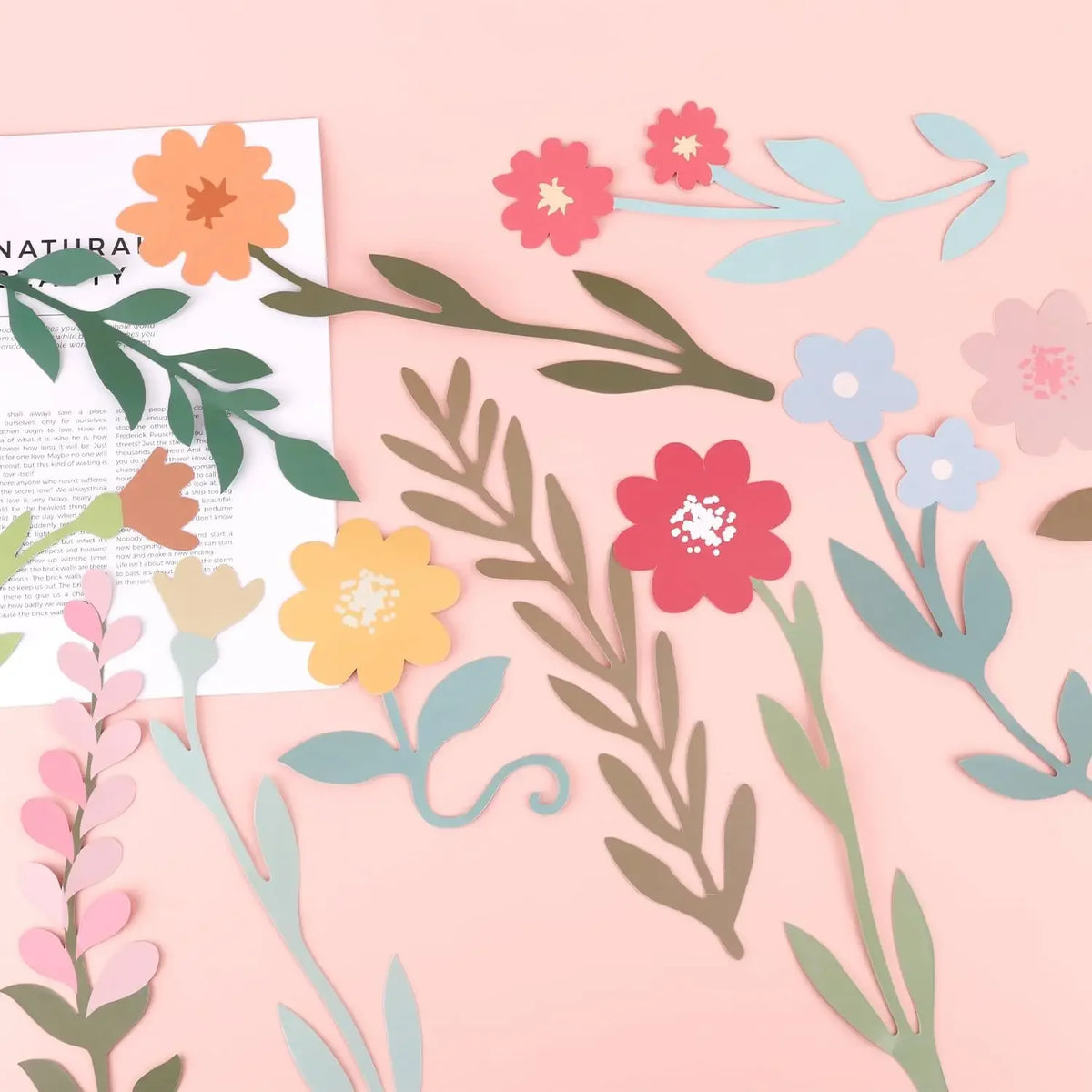 Spring Floral Birthday Banner Hanging Flower Garland Party Supplies Zpaxo