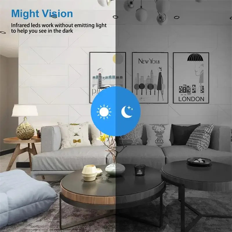 Mini Camera Wireless 1080P Surveillance Security Video Cam Night Zpaxo