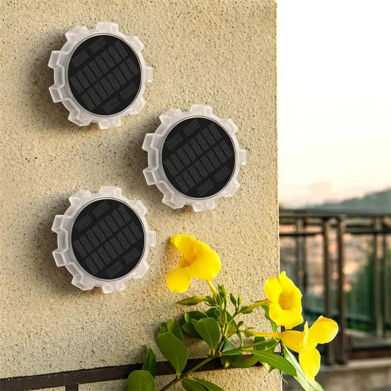 Solar Wall Washer Light White Warm Whiter Colorful Changing Zpaxo
