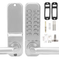 Home Security Device Keyless Entry Smart Mechanical Door Lock Digital Zpaxo WHITE