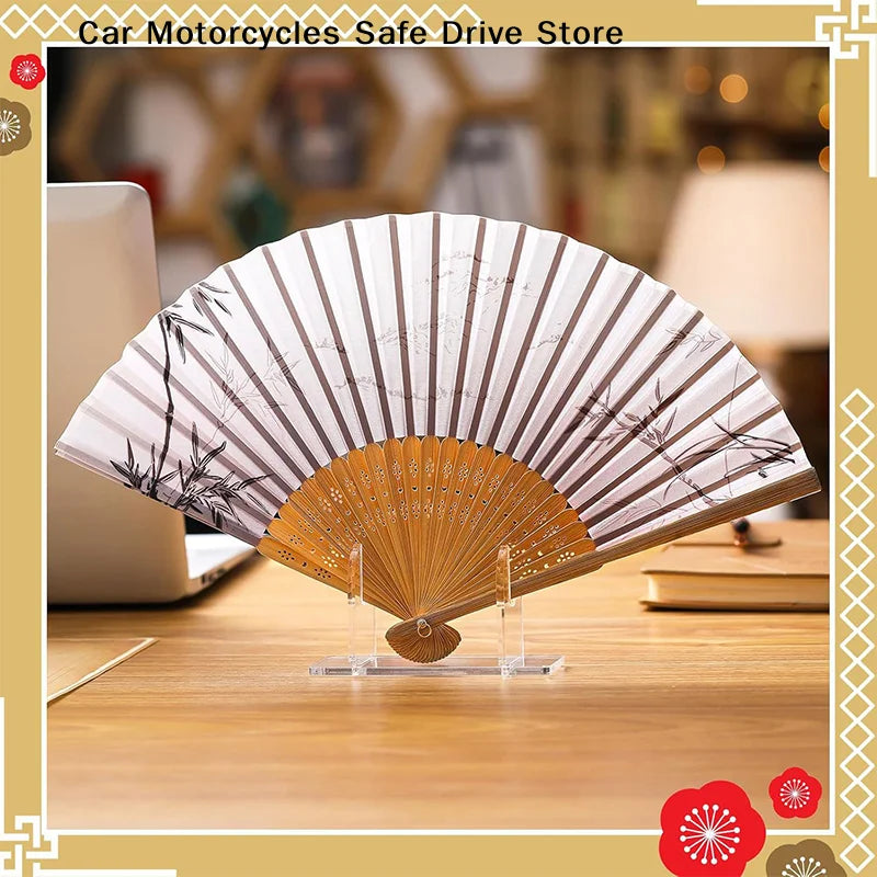 CM1 Acrylic Foldable Fan Stand Display Stands Holder Space-saving Zpaxo