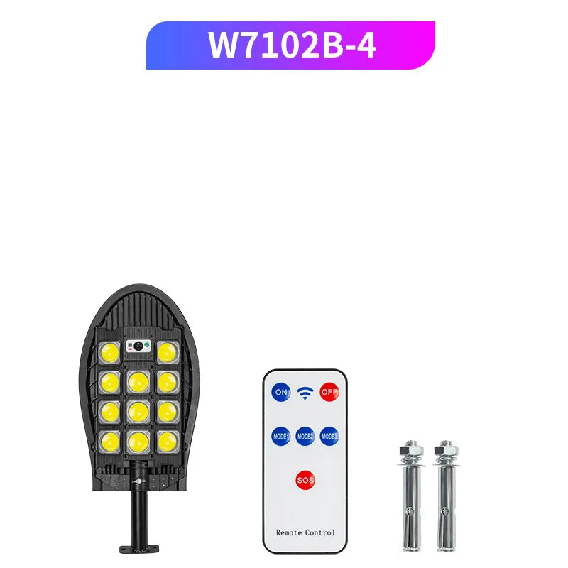 Solar Street Lights Motion Sensor Outdoor 520 LED Powered Lamp Remote Zpaxo 336LED-B4 China Mainland