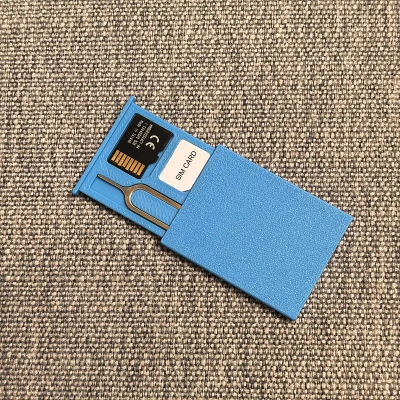 Designed Be Secure Portable Mini SIM Card Storage Box Shockproof Zpaxo