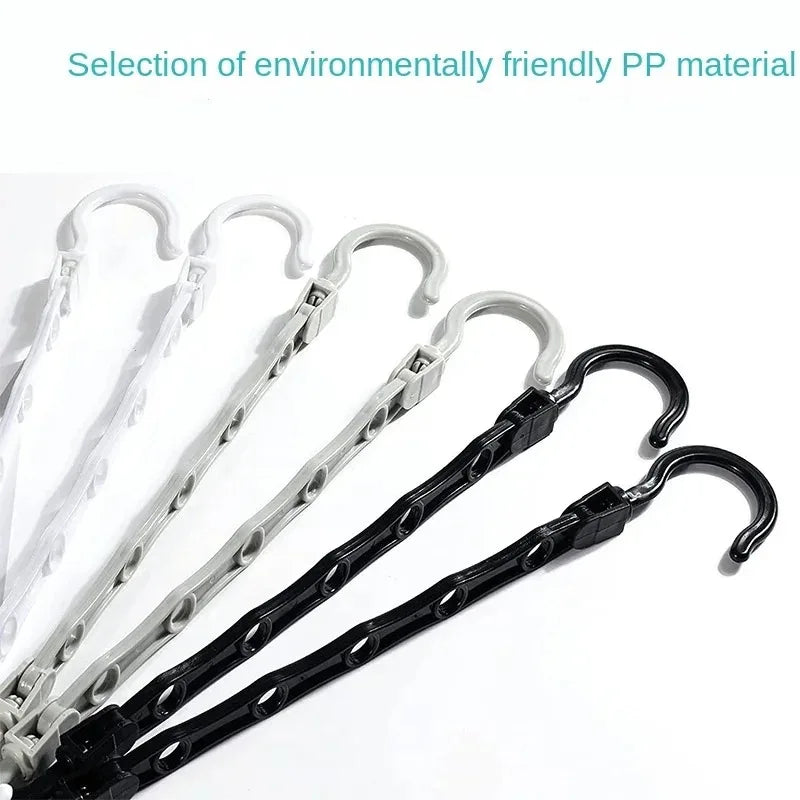 Sturdy Hanger Organizer Plastic Space Saving Smart Magic Clothes Dorm Zpaxo