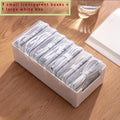 Transparent Plastic Data Cable Storage Box Household Mobile Phoner Zpaxo 7 Small Box 1 Large