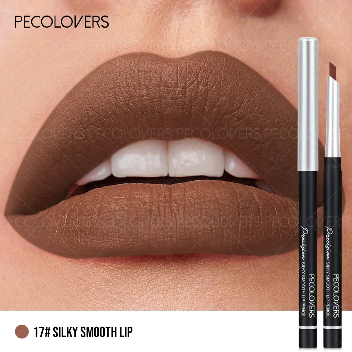 1PC Long-Lasting Waterproof Lip Liner Pen - Sweatproof Formula, Ideal for Crafting Delicate Makeup Looks Zpaxo 17