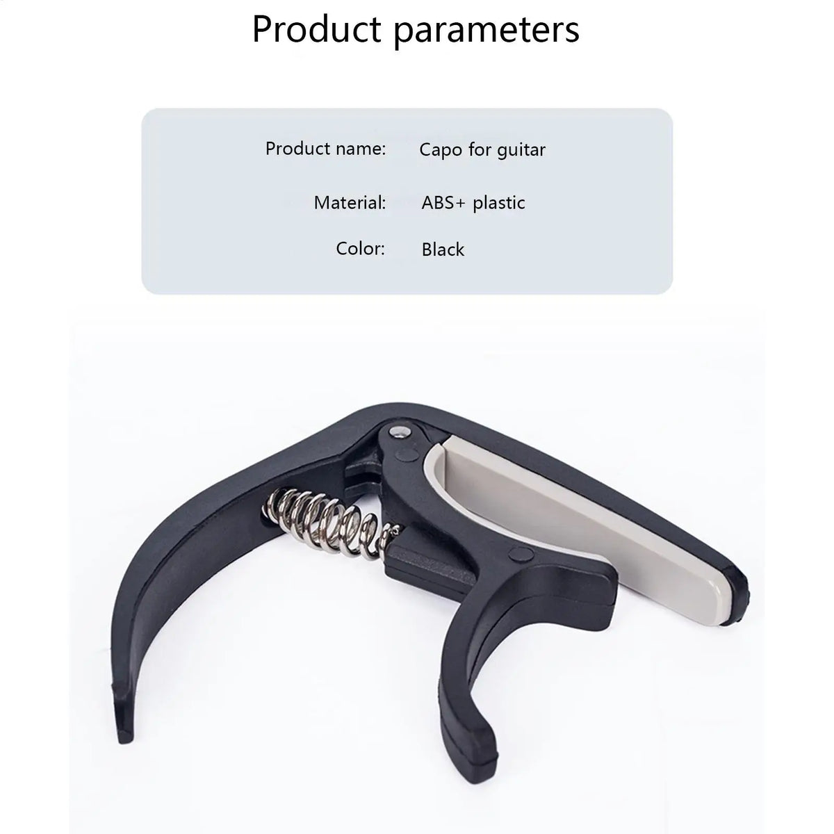 Guitar Clamp Bass Tuning Clip Folk Capo Portable Spring Action Zpaxo