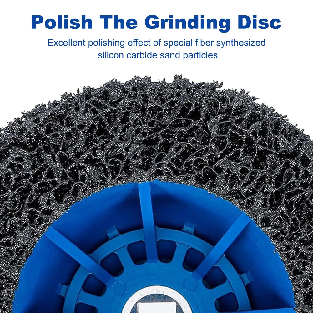 Wheel Hub Grinder Silicon Carbide Disc Brush Rust Removal Tool Zpaxo