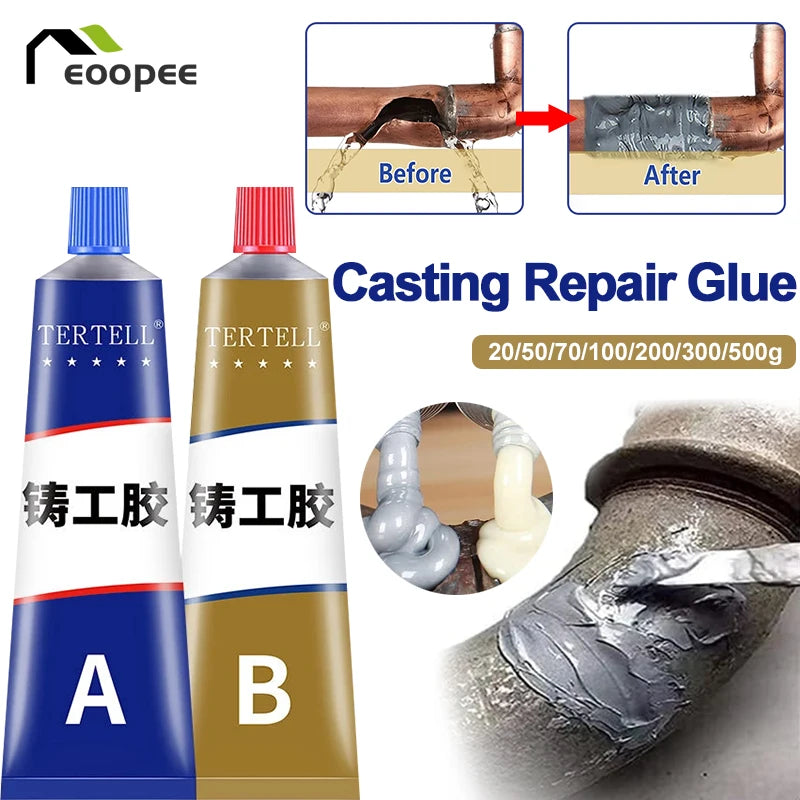 Extra Strong Glue Magic Repair AB Casting Liquid Metal Paste Cold Zpaxo
