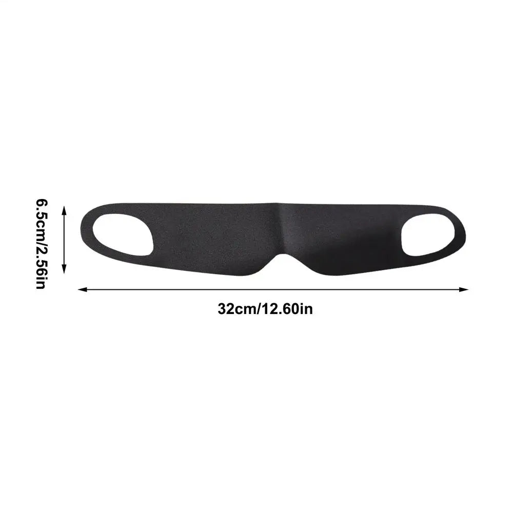 Sleeping Masque Light Blocking Cover Night Eye Elastic Strap Home Zpaxo Black