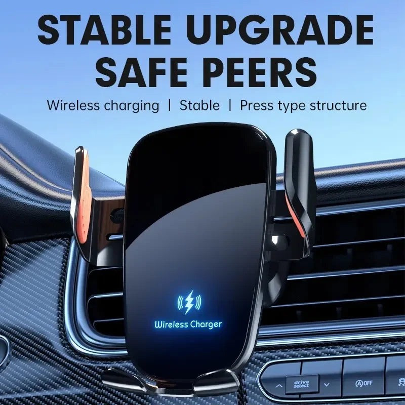 UYUXIO Wireless Car Charger Air Vent Fast Charging Phone Holder Zpaxo