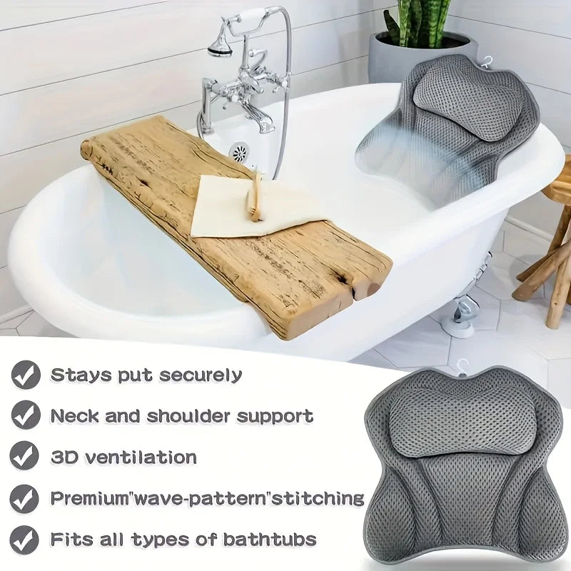 Comfortable Bathtub Pillow Designed Bathtubs Adjustable Design Fits Zpaxo
