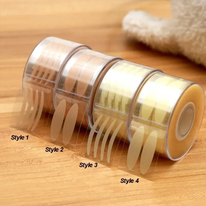 Eye Lift Strips Double Eyelid Tape Clear Gray Stripe Big Eyes Zpaxo