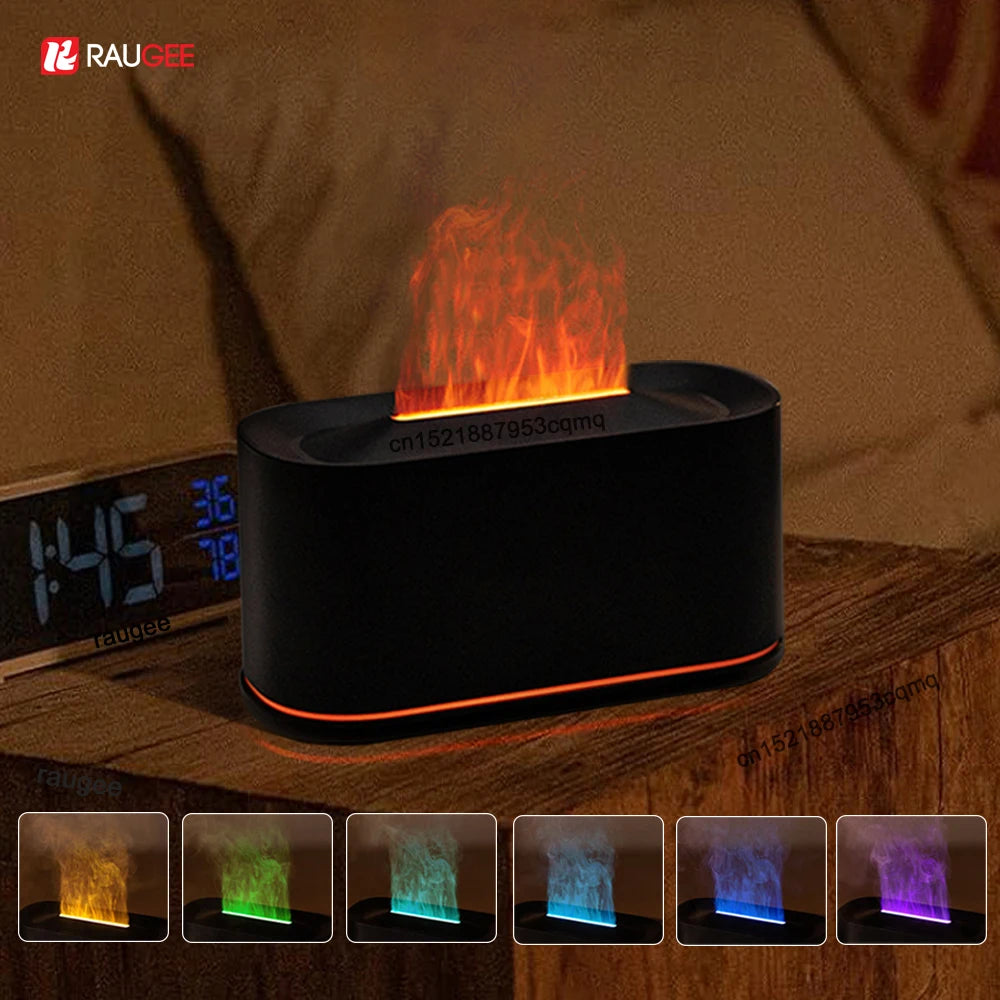 Aroma Humidifier Mini Air Home Bedroom Flame Essential Oils Diffuser Zpaxo