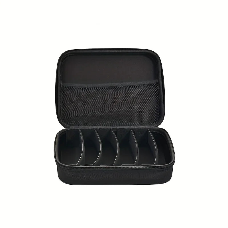 Travel Cable Organizer Pouch Electronic Accessories Carry Case Zpaxo Black 6 squares