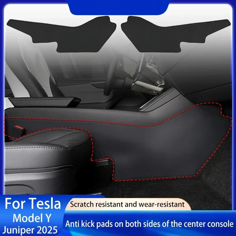 Tesla Model Y Juniper 2025+ Center Console Two Side Panel Anti Kick Zpaxo 2PCS Model Y 2025
