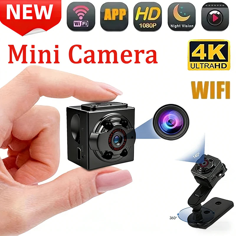 Mini Camera HD 1080p Portable Small Cam Night Vision Motion Detection Zpaxo Default Title