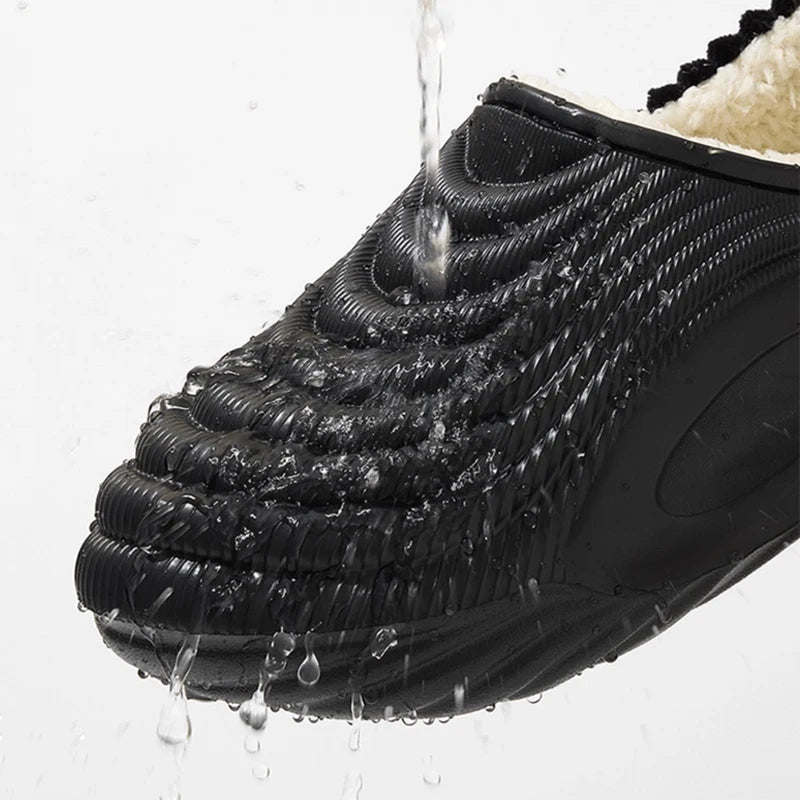 Warm Plush Waterproof EVA Indoor Slippers Women Winter Soft Thick Zpaxo