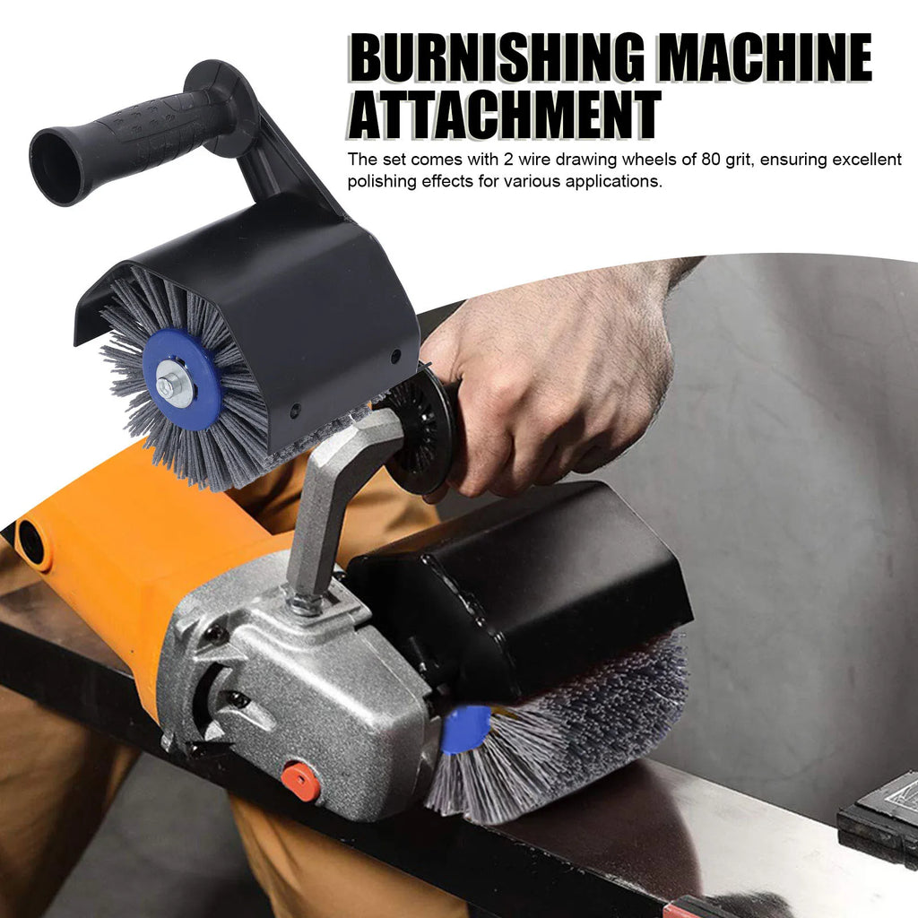 Wire Drawing Polishing M14 Efficiency Angle Grinder Polisher Zpaxo