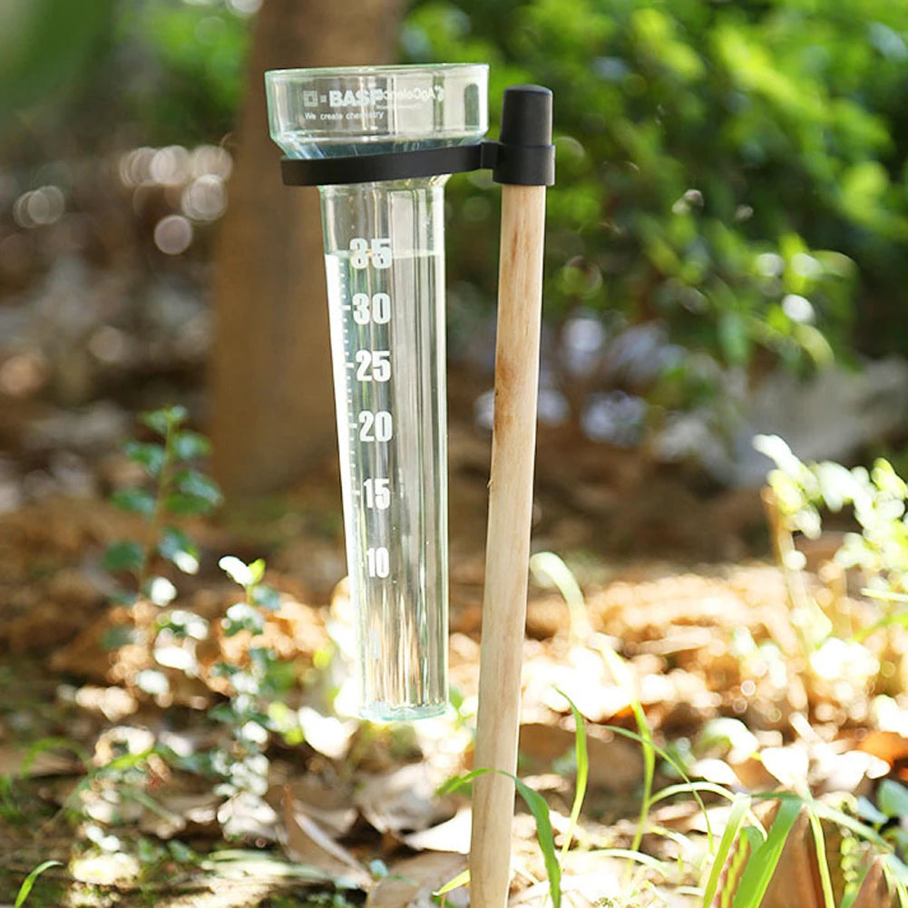 Garden Outdoor Yard Rainfall Measurement Up Rainwater Gauge Rain Zpaxo